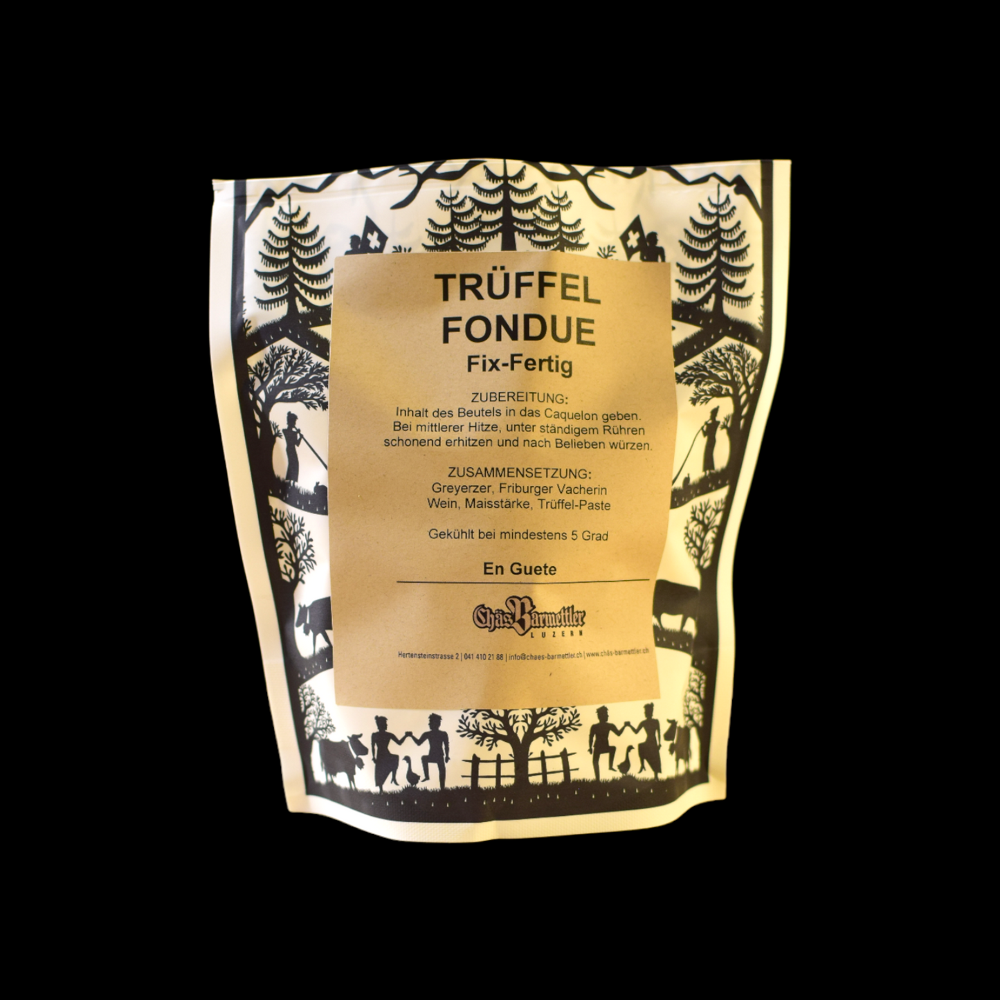 Fondue Lucerne house mix truffle