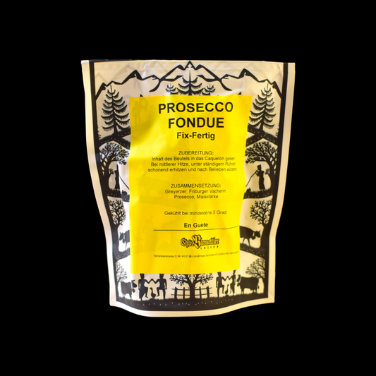 Fondue Lucerne house blend Prosecco