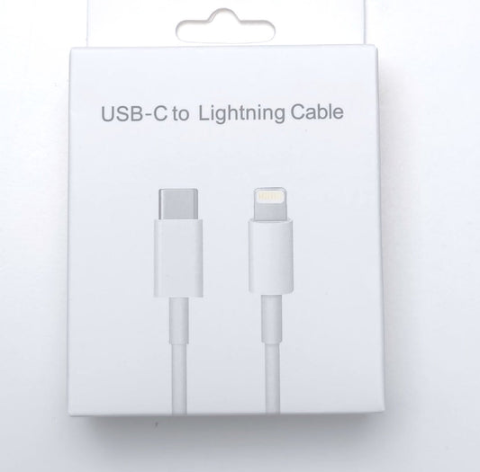 USB-C Lightning cable 1m white for Apple iPhone and iPad